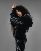 Princess knight armored black hoodie 