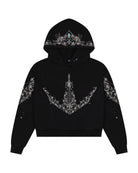 Princess knight armored black hoodie 