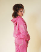 Princess knight pink armored hoodie 