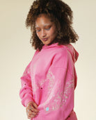 Princess knight pink armored hoodie 