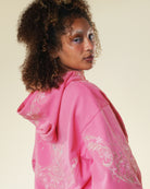 Princess knight pink armored hoodie 