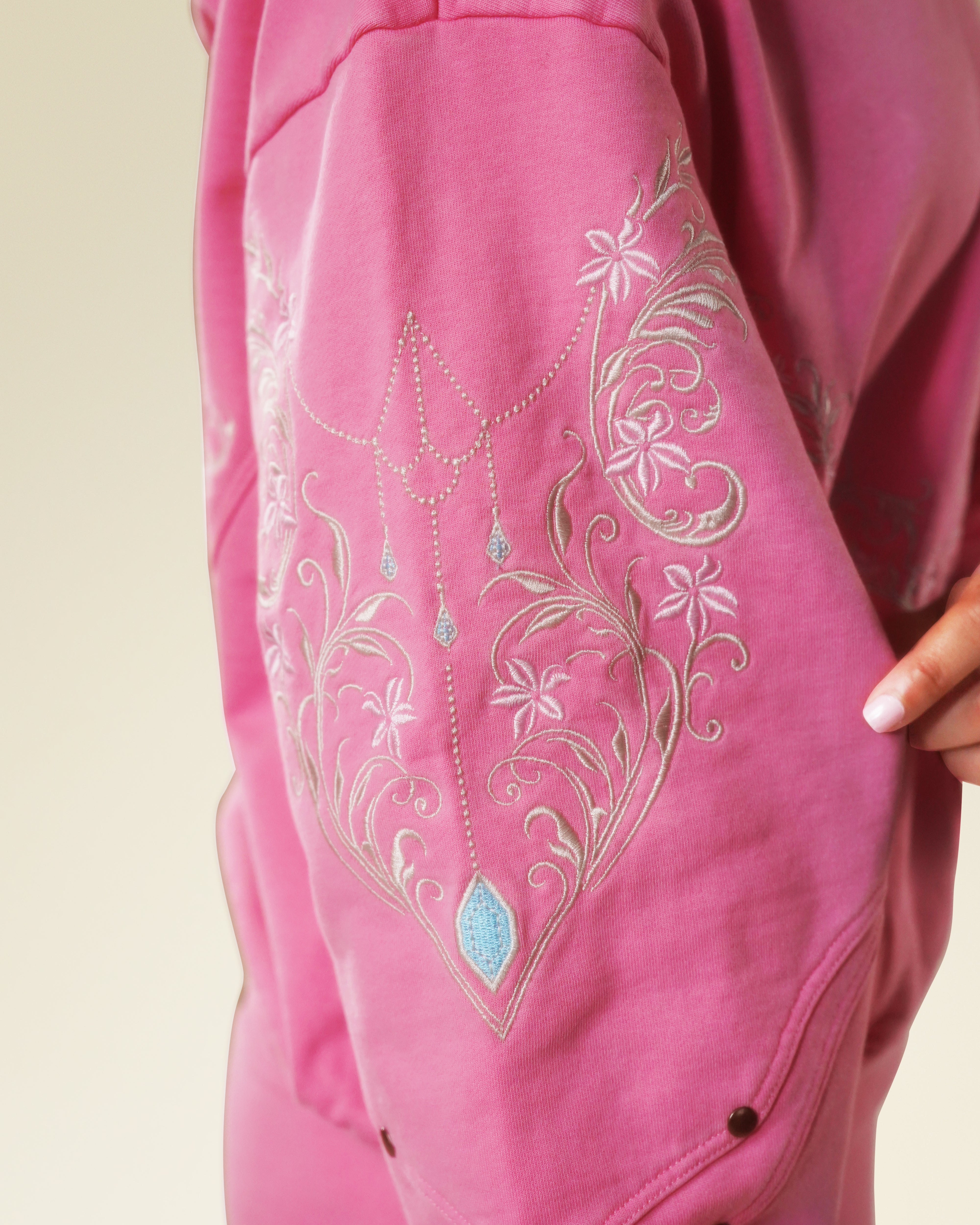 Princess knight pink armored hoodie 