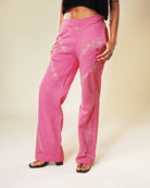 princes knight pink armored sweatpants