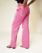 princes knight pink armored sweatpants
