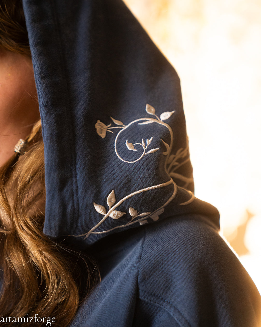 Elven Armor Hoodie (Celestial Blue) – Artamiz